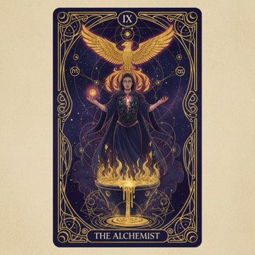 The Alchemist tarot card