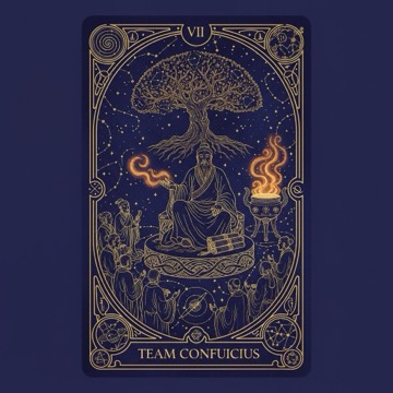 Team Confucius tarot card