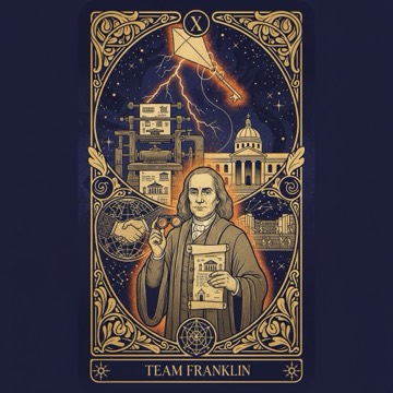 Team Franklin tarot card