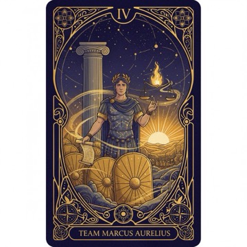 Team Marcus Aurelius tarot card