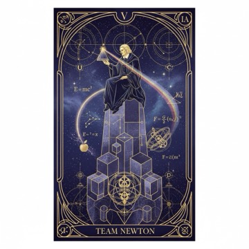Team Newton tarot card