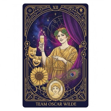 Team Oscar Wilde tarot card