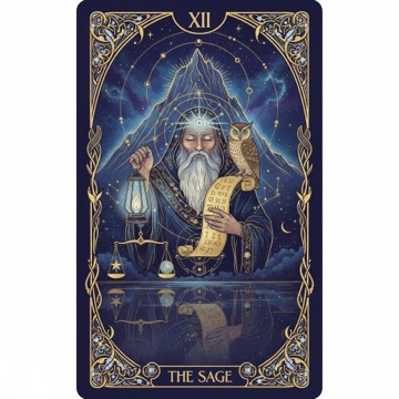 The Sage tarot card