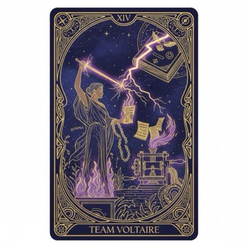 Team Voltaire tarot card