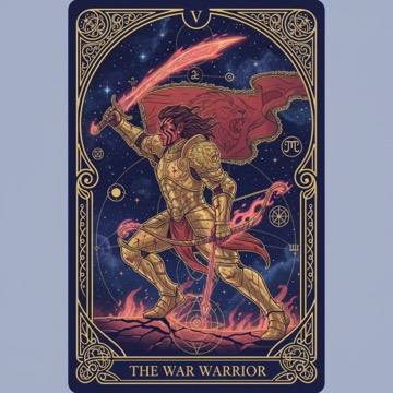 The Warrior tarot card